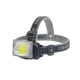 Lanterna de cap reincarcabila, 5w, LED + COB, 2 moduri de iluminare alb + stroboscop rosu, 200lm, ajustabil 180 grade