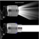 Lanterna frontala cu Zoom, 2 led-uri T6 si XPE, alb/albastru, acumulator 2x3.7v 8800mAh