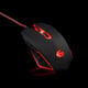 Mouse optic Gaming, 2400 dpi quick, cu fir 1.3m lungime, usb 2.0, cablu anti-încurcare, negru