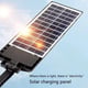 Lampa solara stradala cu panou solar si telecomanda, 130W, suport incorporat, 12 celulele led, rezistent la apa, senzor de miscare si lumina