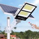Lampa solara stradala cu panou solar si telecomanda, 200 W, Jortan JT-YSTZ-200W, suport metalic, rezistent la apa