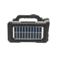 Kit iluminat portabil LED cu 2 becuri/proiector, panou solar si baterie 4000 mAh pentru pescuit camping GD-8077