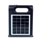 Kit Panou Solar 30W, Acumulator Lithium, 1 x USB, Lanterna, 2 Becuri Incluse, Radio FM, Bluetooth
