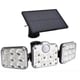 Lampa solara cu senzor de miscare, brate reglabile, 148 Led SMD, 15w, 300lm