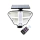 Lampa solara LED cu senzor de miscare si telecomanda,160 x LED, 400 lm, IP 65, 3 surse de iluminare
