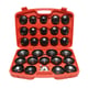 Set chei tubulare pentru filtru ulei, 30 piese