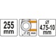 Cleste pentru indoit conducte si tevi metalice Yato YT-08144, lungime 255 mm, Cr-V, 4.75-10 mm