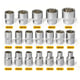 Set 19 chei tubulare spline 1/2 Cr-V, 8-32mm, 12-point