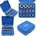 Set capete chei tubulare, Kraft&Dele KD10335, profil torx interior E4-E24 mm, 14 bucati