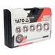 Set filiere cu clichet, Yato YT-29003, 1/2-2 inch, 6 bucati