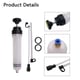 Pompa extractor fluid auto, seringa pentru schimb de ulei cu furtun, aspirator manual de combustibil si umplere, 500ml, transparent, pentru ulei si lichide mecanice