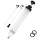 Pompa extractor fluid auto, seringa pentru schimb de ulei cu furtun, aspirator manual de combustibil si umplere, 500ml, transparent, pentru ulei si lichide mecanice