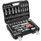 Set chei tubulare, Yato YT-38791, 4-32 mm, patrat 1/4 si 1/2 inch, 108 bucati