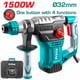 Ciocan rotopercutor TOTAL TH1153216, 1500 W, 5.5 J, SDS-Plus, 850 RPM