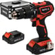 Masina de Gaurit si Insurubat cu Percutie cu 2 Acumulatori, Li-Ion, 18 V, 2 Ah, 42Nm, Motor Fara Perii, Led Iluminare, Valiza Speciala + Accesorii