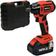 Masina de insurubat, cu impact, motor fara perii, Yato YT-82806, 1 acumulator, 18 V, 3 Ah, Li-Ion