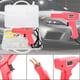 Kit pistol pentru lipit/sudat plastic, 4 tipuri de capse, cutie de transport, kit pentru repararea fisurilor din plastic, polipropilena, 200 capse de intarire, putere 50W