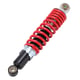 Amortizor ATV, moto scuter, prindere bucsa - bucsa 270mm, rosu