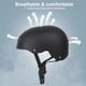 Casca de protectie trotineta / bicicleta, simpla, negru