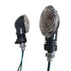 Set Doua Semnalizari Moto cu Bec 12V, Model carbon ovale