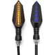 Set Doua Semnalizari Moto cu Led 12V, Lumina galbena / albastra, Semnalizare Led Dinamica