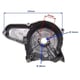 Capac Magnetou Stanga ATV 50cc, 70cc, 90cc, 110cc, 125cc (pentru magnetou cu 6 bobine)