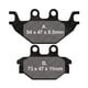 Set placute frana CAN-AM 250 - Kymco KXR - Maxxer - MXU 250-500 - TGB Blade - Yamaha YZF-R 125 (08-13)
