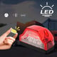 Set 2 lampi pentru numar inmatriculare, remorca / trailer / platforma, LED NEON, tensiune 12-24V, alb-rosu