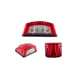 Set 2 lampi pentru numar inmatriculare, LED NEON, 12-24V, alb-rosu