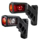 Set 2 lampi led laterale de gabarit pentru camion / remorca / trailer / platforma, tensiune 12-24V, lumina rosie, alba, portocalie