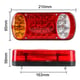 Set 2 lampi stop remorca led cu 5 functii, 12-24 V, TCT-3748
