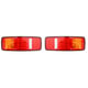 Set lampi spate camion cu LED, 4 functii, remorca, trailer, 12-24 V, 280x105 mm
