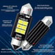 Set 2X Becuri Led Auto, Pentru Numar Inmatriculare, Portbagaj, Plafoniera, C5W, 12V, 36mm, 6 Led Canbus, Alb