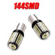 Set 2 becuri Led, BAY15D / 1157G, cu 2 faze P21/5w marsarier si pozitie, 144 SMD 3014, culoare alb, tensiune, 12v