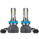 Set 2 Becuri Led Auto, H11, 80W, Lumina Alb-Rece, 10000 Lumeni, 6000K, 9-48v, canbus