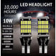 Set 2x Becuri Auto, Led T15, W16W, 1200lm, 6000k, 12v, 45 smd, alb