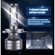 Set 2 Becuri Led Auto, H4, cu ventilator, 180w, 16000lm, Plug & Play, IP68, 6000k, 12V, canbus