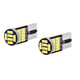 Set 2x Becuri Auto, Led T10, w5w, 6000k, 6W, 12v, 26 smd, alb