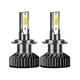 Set 2 Becuri Led Auto H7, cu ventilator, Canbus, 100W, Lumina Alb-Rece, 12.000lm, 9-32V
