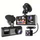 Camera Auto DVR, 3 camere, video Full HD 1080, display 2", G-Sensor, unghi 170 grade, lentila profesionala 6G ultra