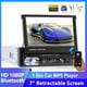 MP5 Player Auto cu Display Retractabil, 1DIN, Radio FM, Ecran 7'', Telecomanda, Bluetooth, USB, AUX, 60Wx4