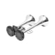 Claxon auto, camion, tir, cu 2 pipe cromate integrate, pentru compresor cu aer, universal, alimentare 24V