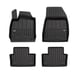 Set 4 covorase auto din cauciuc FROGUM premium, PROLINE 3D, pentru Renault Clio V, an fabricatie 06.2019-, cauciuc TPE, negru