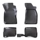 Set 4 covorase auto din cauciuc tip tavita compatibile Volkswagen Passat B5 / B5.5, 1996-2005, negru