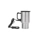 Cana electrica pentru incalzire bauturi, auto priza 12V, otel inoxidabil, capacitate 400ml