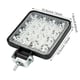 Proiector LED Auto, Offroad, 48W, 12V-24V, 1800 Lumeni, Patrat, 16 Leduri, Flood Beam
