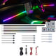 Kit Lumini Ambientale LED interior RGB 64 culori, Dinamice, Pentru Fata Usa, Bord, Manere, Podea, Control Din Aplicatie, Bluetooth
