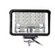 Proiector LED auto OFF-ROAD 48 leduri, 144W, 5'', 2 faze, 12V-24V, 6500K, carcasa aluminiu