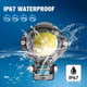 Proiector LED auto OFF-ROAD, tip lupa, 17W, 12V-24V, 6000K, lumina alba IP67, 1380 lm, carcasa aluminiu