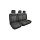 Huse auto universale pentru autoutilitare / dube / van-uri, material textil 2+1 pentru scaun sofer + bancheta stanga, burete 10mm + 5mm, negru